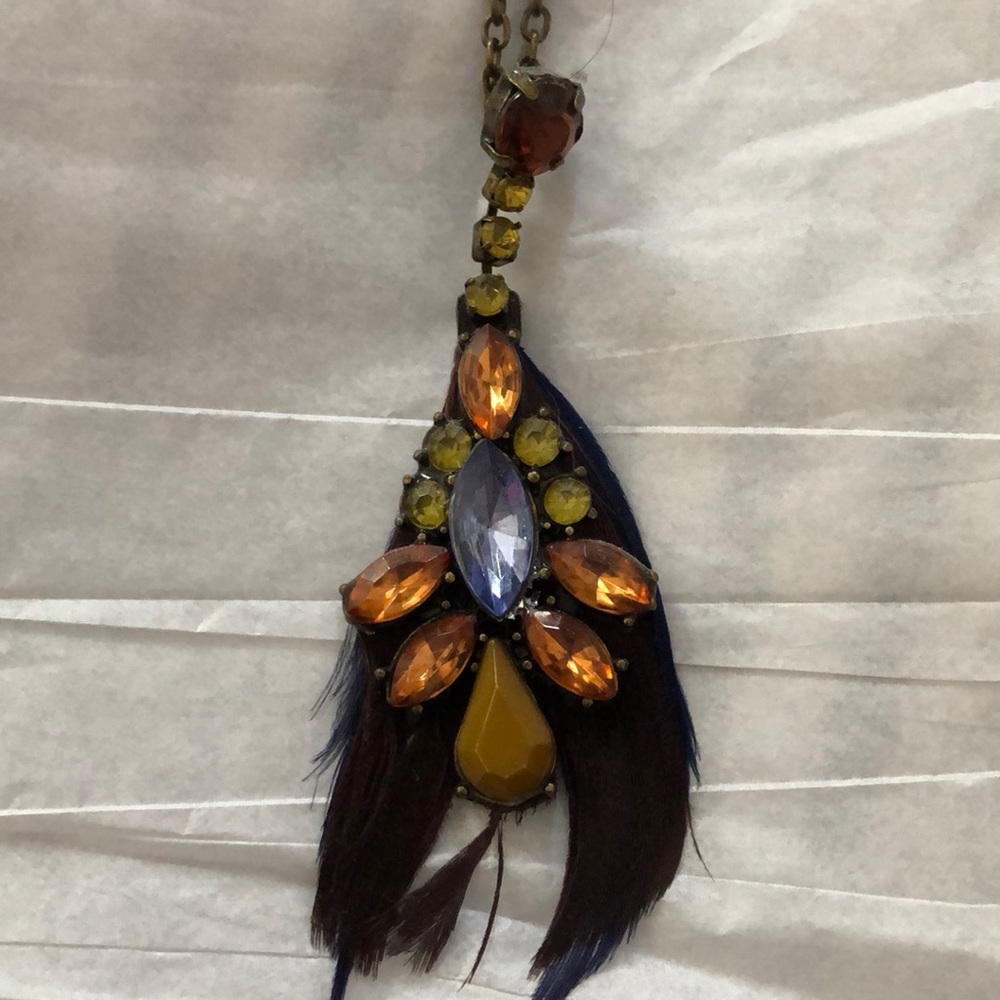 Feather necklace